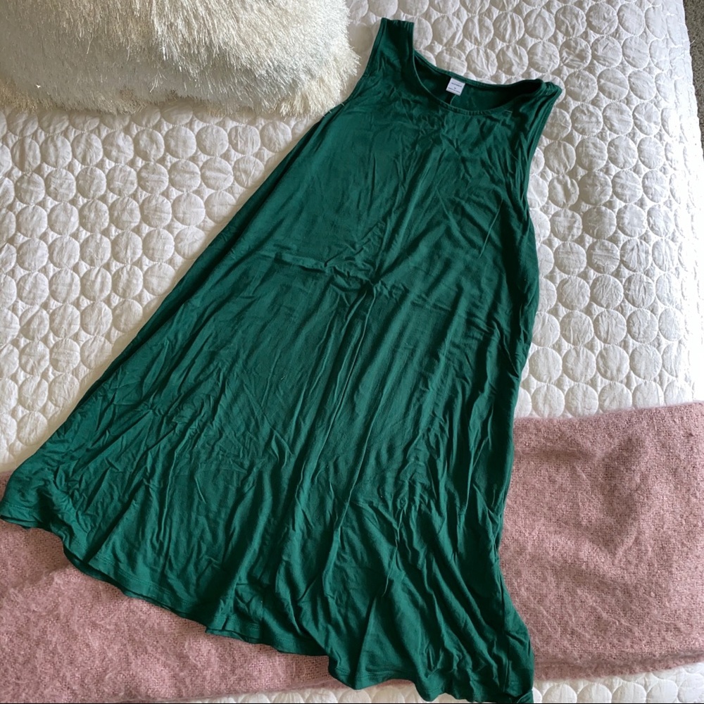 Green old navy dress (M)